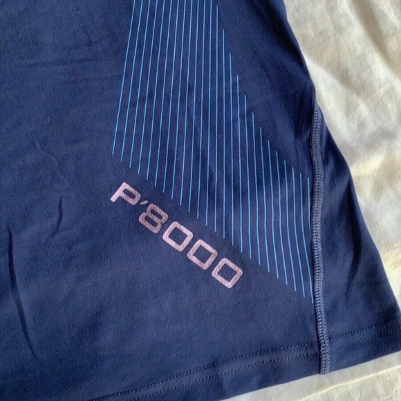 RARE Adidas Porsche Design Navy Blue Athletic Stretch Shirt P’8000 Medium - Picture 5 of 11
